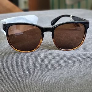 Suncloud Loveseat Black Tortoise Fade/Polar Brown Polarized Sunglasses NWT